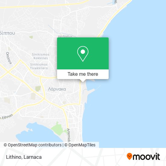 Lithino map