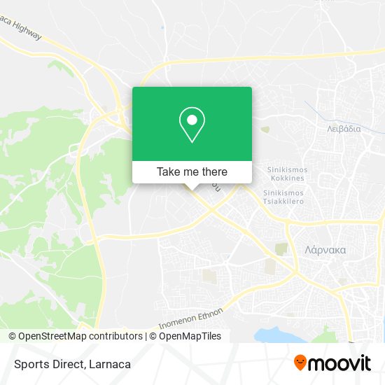Sports Direct χάρτης