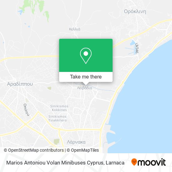 Marios Antoniou Volan Minibuses Cyprus χάρτης