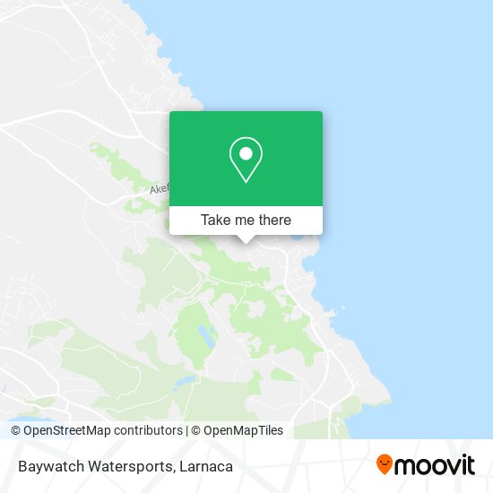 Baywatch Watersports map