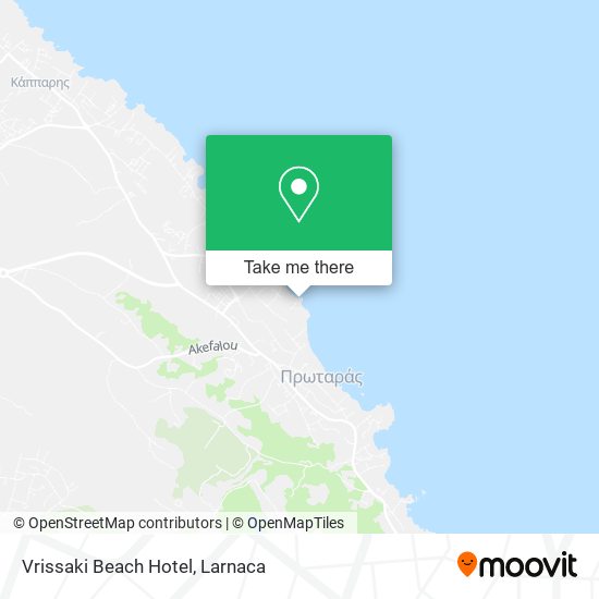 Vrissaki Beach Hotel map