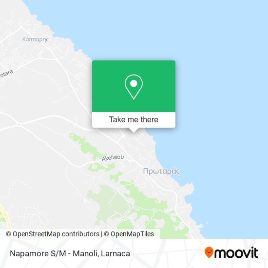 Napamore S/M - Manoli map