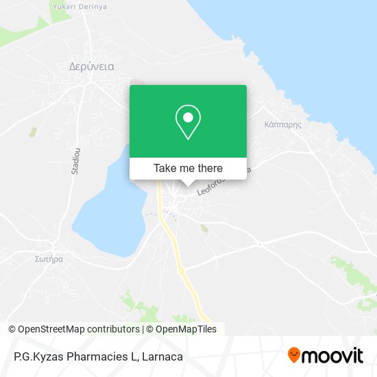 P.G.Kyzas Pharmacies L map