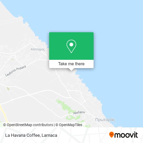 La Havana Coffee χάρτης