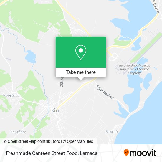 Freshmade Canteen Street Food χάρτης