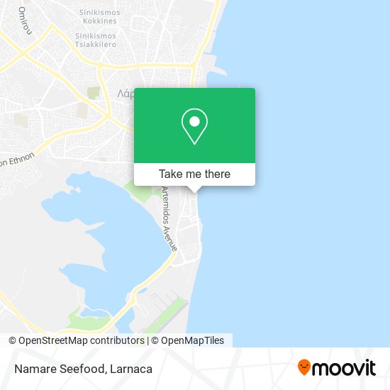 Namare Seefood map