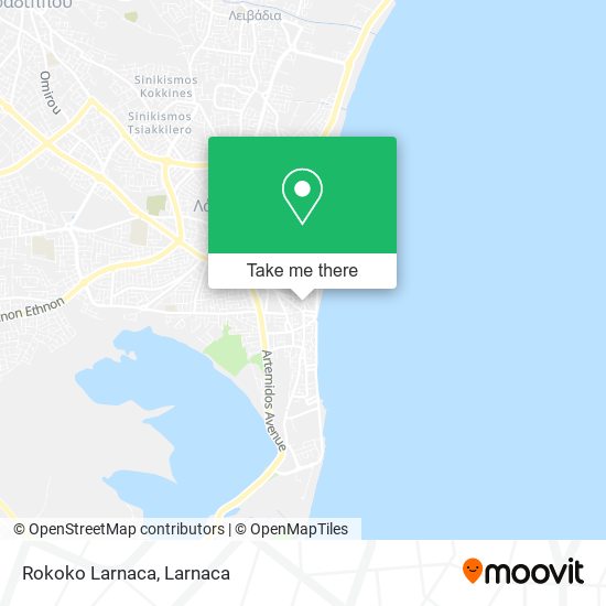 Rokoko Larnaca map