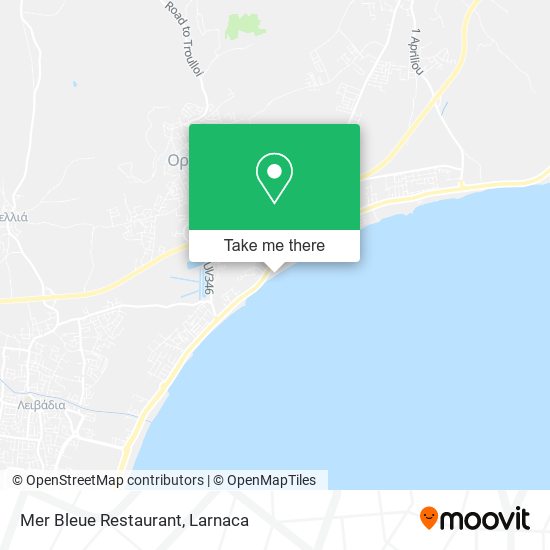 Mer Bleue Restaurant map