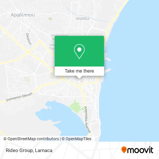 Rideo Group map