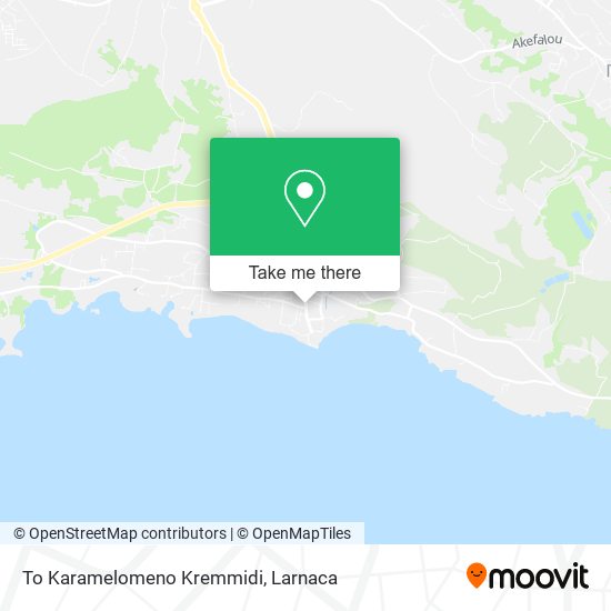 To Karamelomeno Kremmidi χάρτης