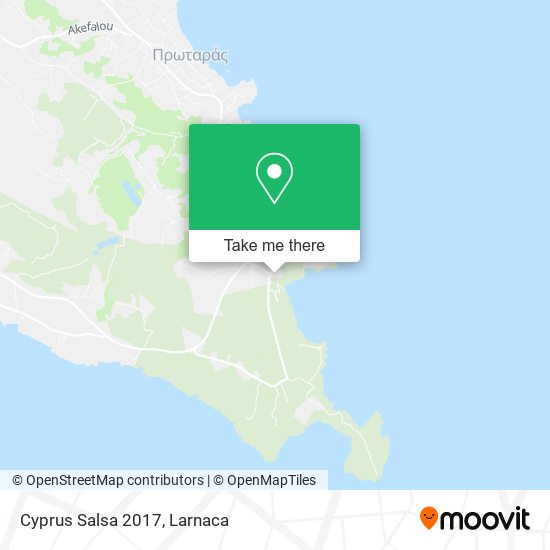 Cyprus Salsa 2017 map