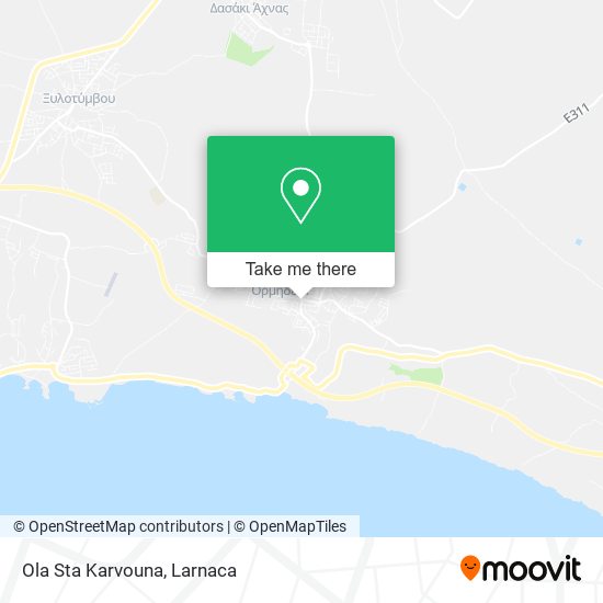 Ola Sta Karvouna χάρτης