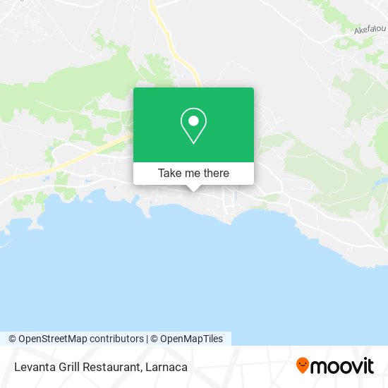 Levanta Grill Restaurant χάρτης