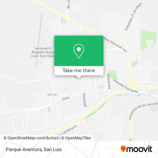 Mapa de Parque Aventura