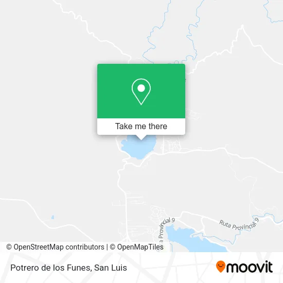 Potrero de los Funes map