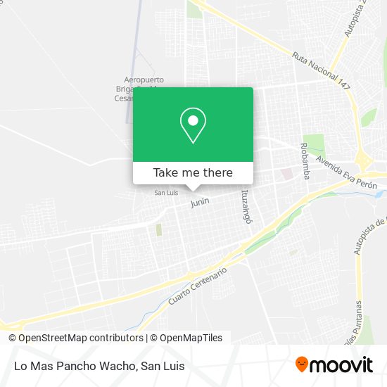 Mapa de Lo Mas Pancho Wacho