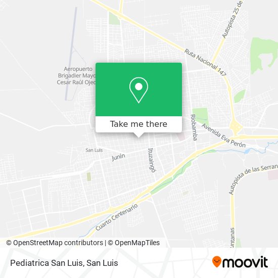 Mapa de Pediatrica San Luis
