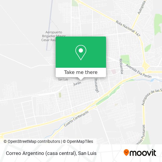 Correo Argentino (casa central) map