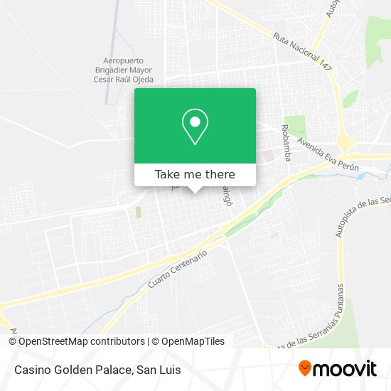 Mapa de Casino Golden Palace