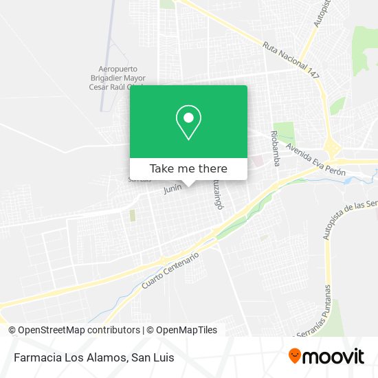Mapa de Farmacia Los Alamos