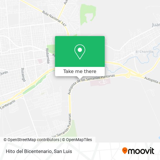 Hito del Bicentenario map