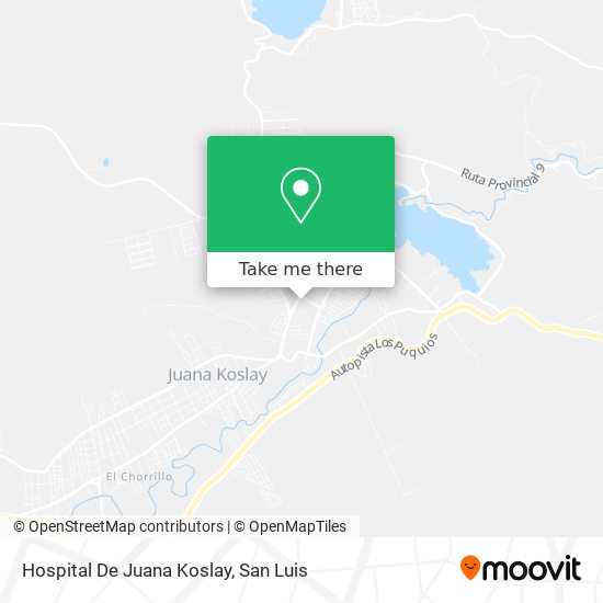 Mapa de Hospital De Juana Koslay