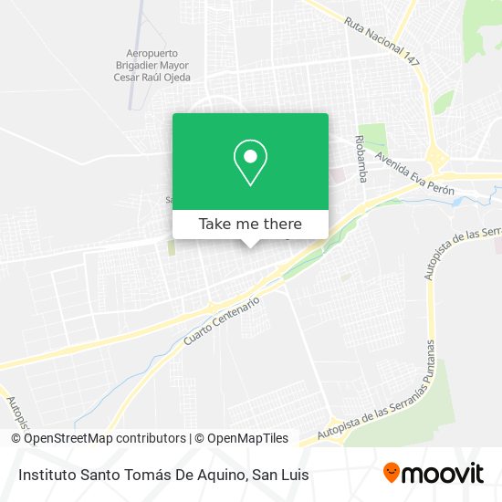 Instituto Santo Tomás De Aquino map