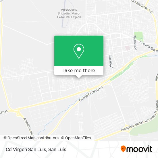Mapa de Cd Virgen San Luis
