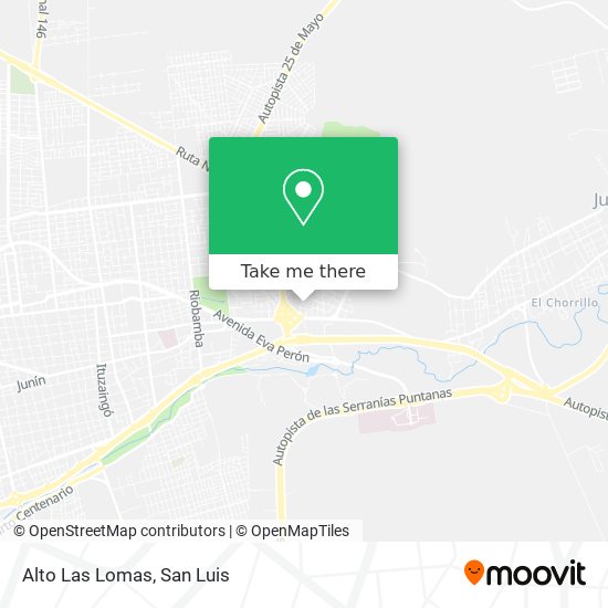 Alto Las Lomas map