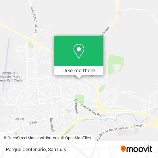 Mapa de Parque Centenario
