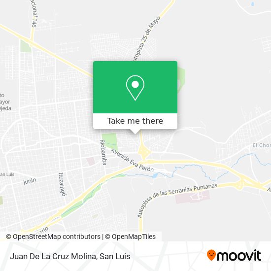 Mapa de Juan De La Cruz Molina