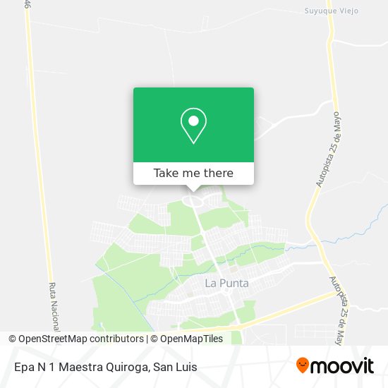 Epa N 1 Maestra Quiroga map