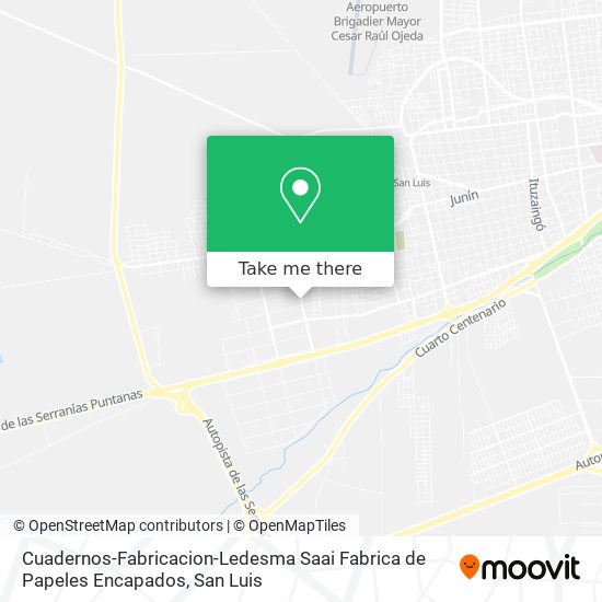 Mapa de Cuadernos-Fabricacion-Ledesma Saai Fabrica de Papeles Encapados