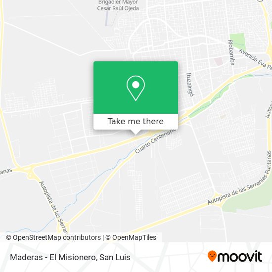 Mapa de Maderas - El Misionero