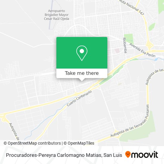 Procuradores-Pereyra Carlomagno Matias map