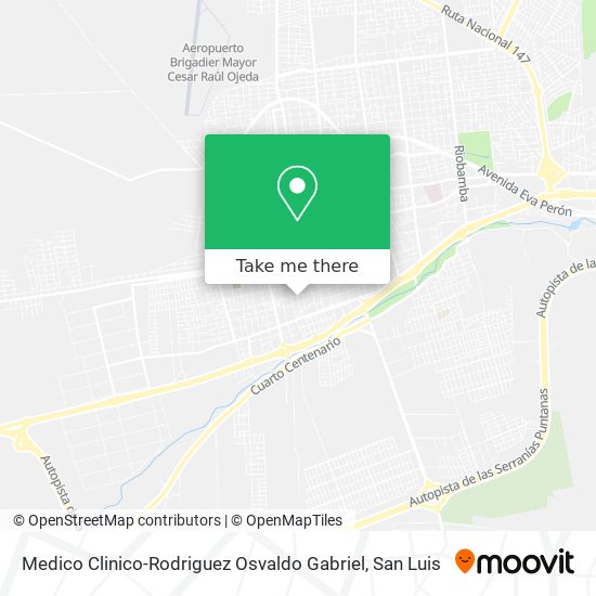 Mapa de Medico Clinico-Rodriguez Osvaldo Gabriel