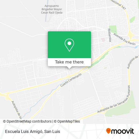 Mapa de Escuela Luis Amigó