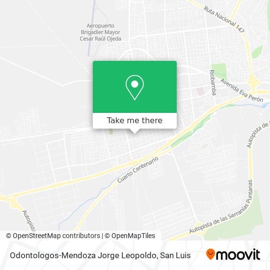 Mapa de Odontologos-Mendoza Jorge Leopoldo