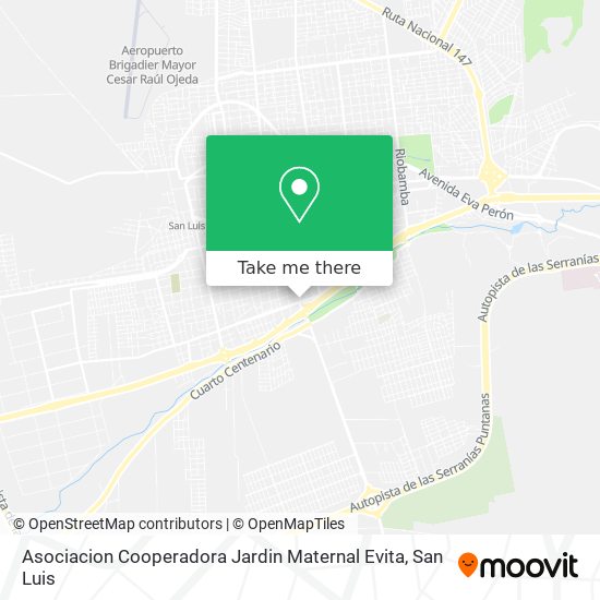 Asociacion Cooperadora Jardin Maternal Evita map