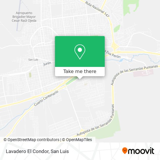 Lavadero El Condor map