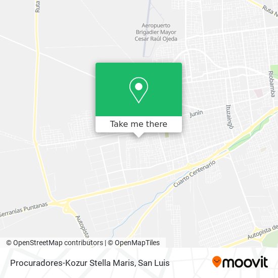 Procuradores-Kozur Stella Maris map