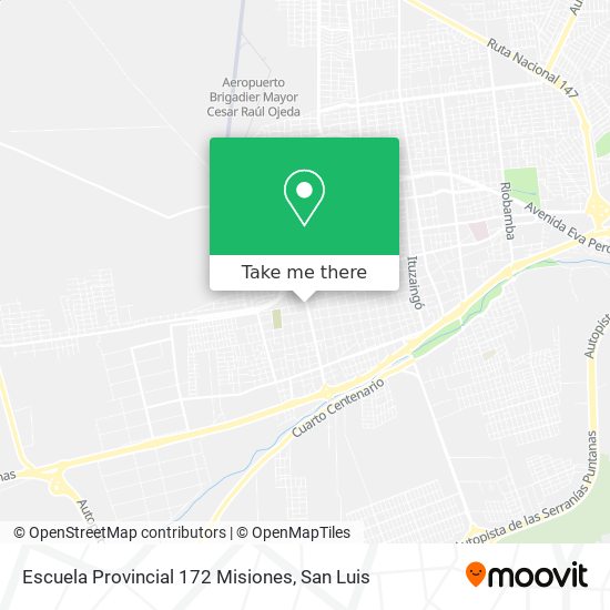 Mapa de Escuela Provincial 172 Misiones