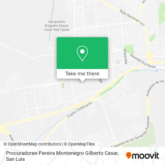 Procuradores-Pereira Montenegro Gilberto Cesar map