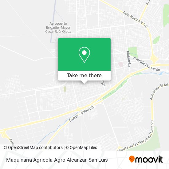 Mapa de Maquinaria Agricola-Agro Alcanzar