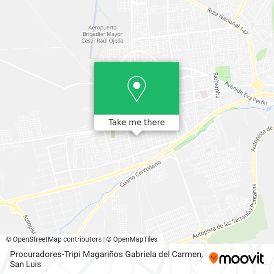 Procuradores-Tripi Magariños Gabriela del Carmen map