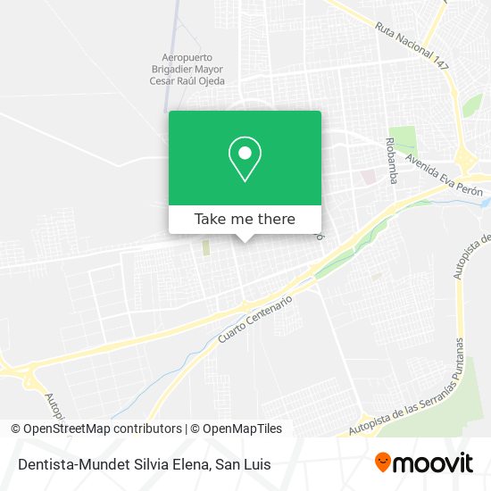 Mapa de Dentista-Mundet Silvia Elena