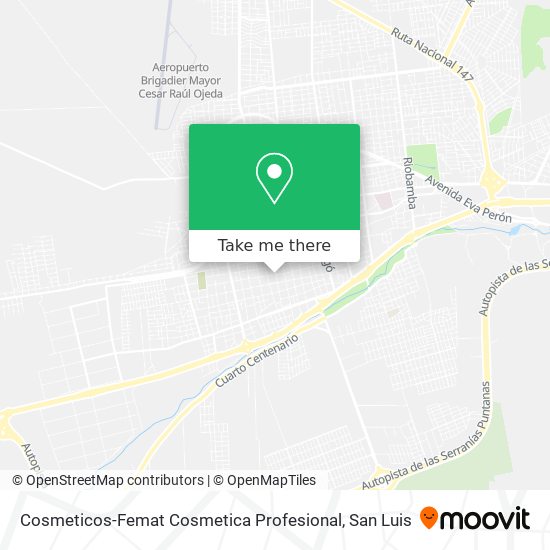 Cosmeticos-Femat Cosmetica Profesional map