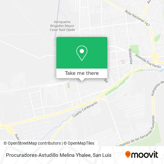 Procuradores-Astudillo Melina Yhalee map