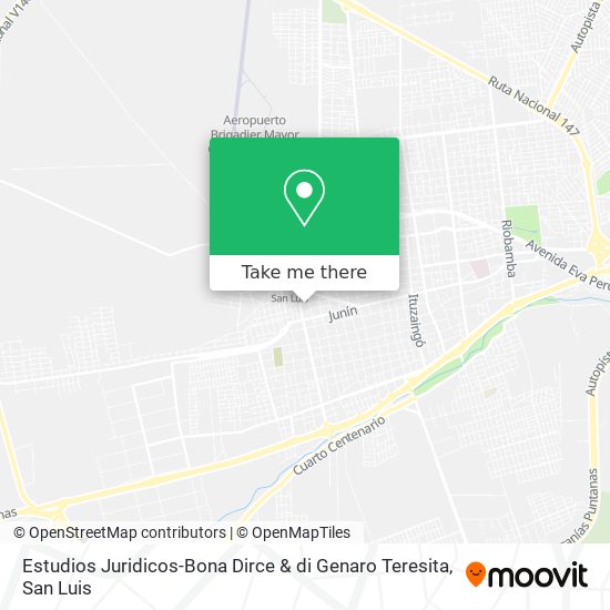 Estudios Juridicos-Bona Dirce & di Genaro Teresita map