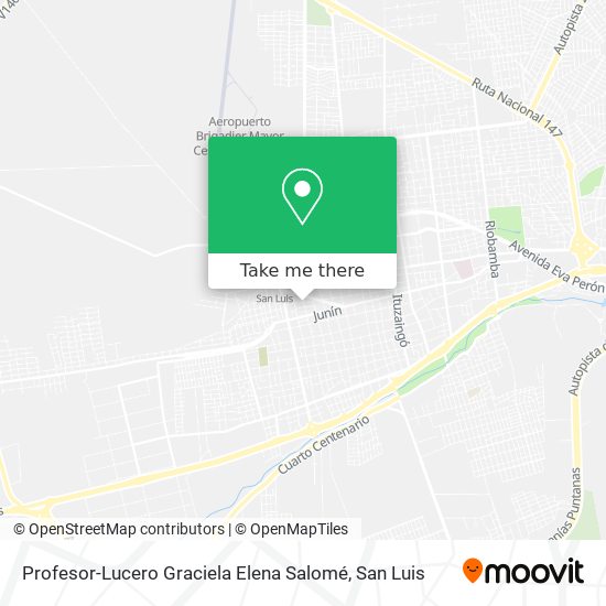 Profesor-Lucero Graciela Elena Salomé map